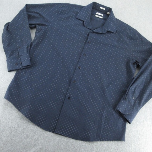 Lucky Brand Blue and White Casual Button Down Shirt - Picture 2 of 4